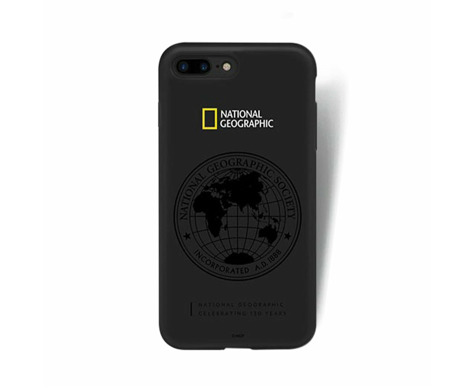 National Geographic Double Protective Case Cover For Apple iPhone 7/8 Plus Black