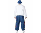 Hip Hop Rapper Mens 90s Theme Dress Up Costume Mens