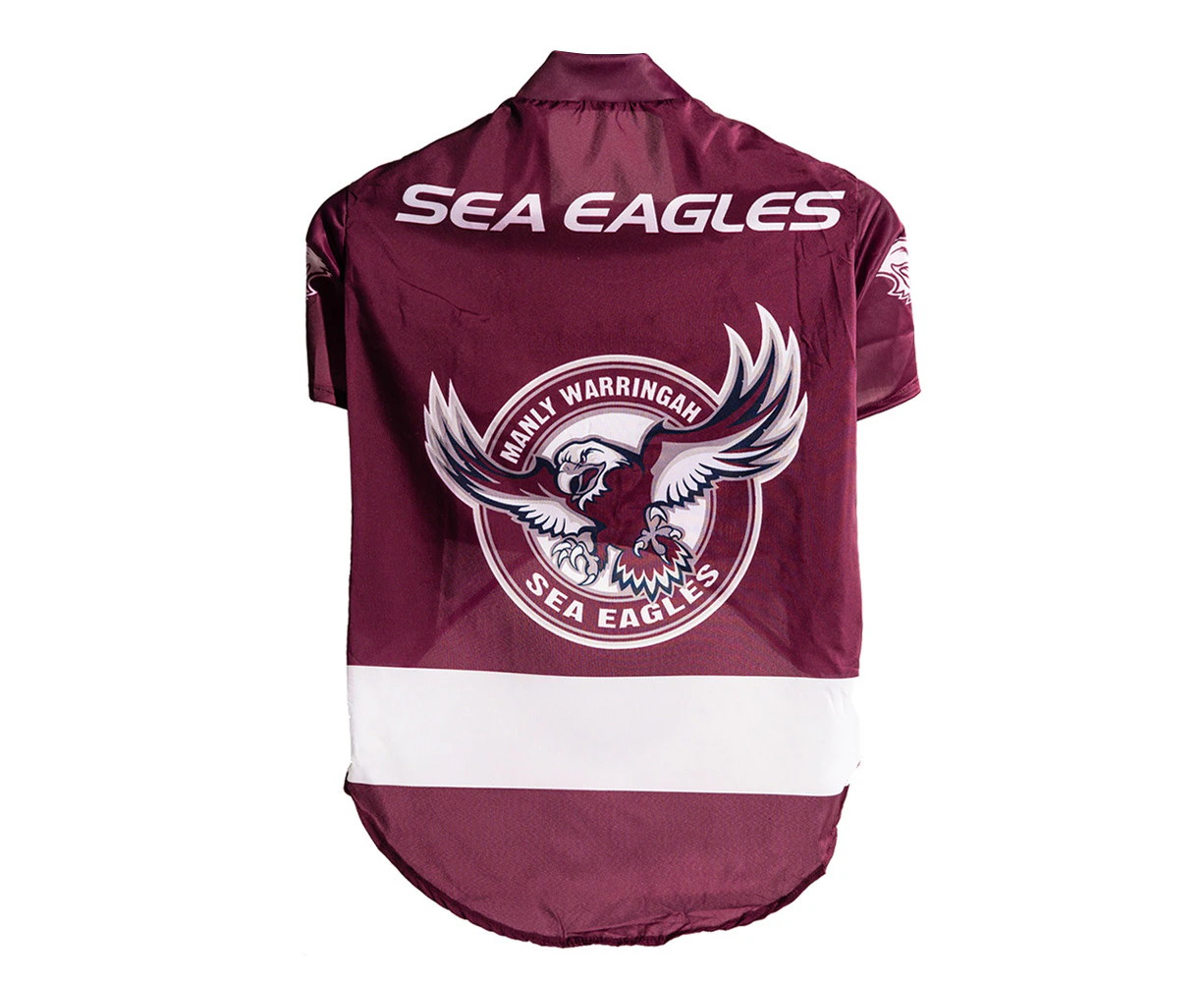 NRL Manly Sea Eagles Pet Dog/Puppy Sports Breathable Jersey Clothing/Costume