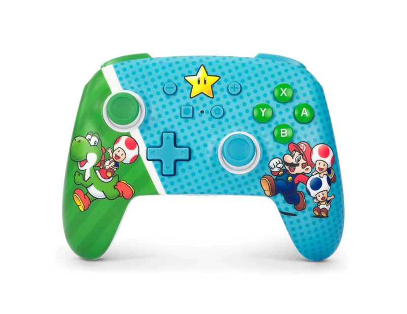 Powera Mario Toad Yoshi Friends Enhanced Wireless Nintendo Switch Controller