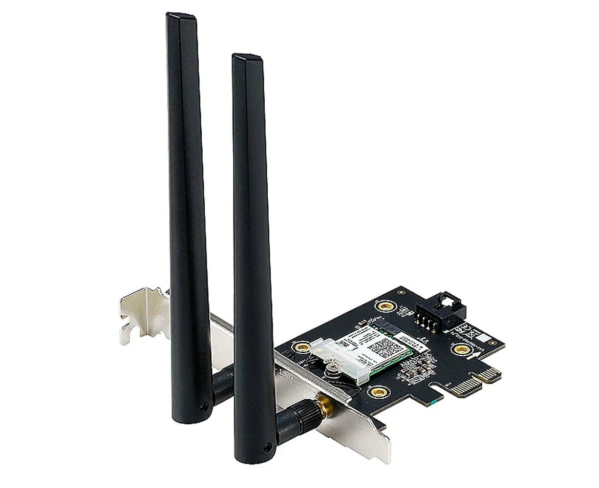 Asus PCE-AX3000 Dual Band Wi-Fi 6 Internet/Bluetooth 5.0 PCI-E Adapter For PC