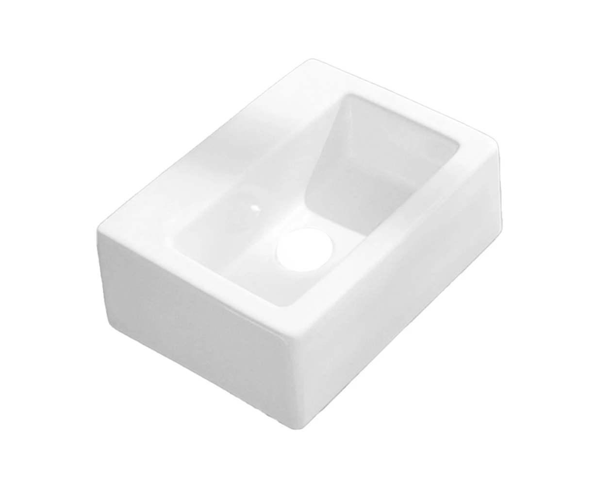 Flaminia 5088 Acquababy Basin 1 Tap Hole Ceramic Bench/Wall-Mount Basin White