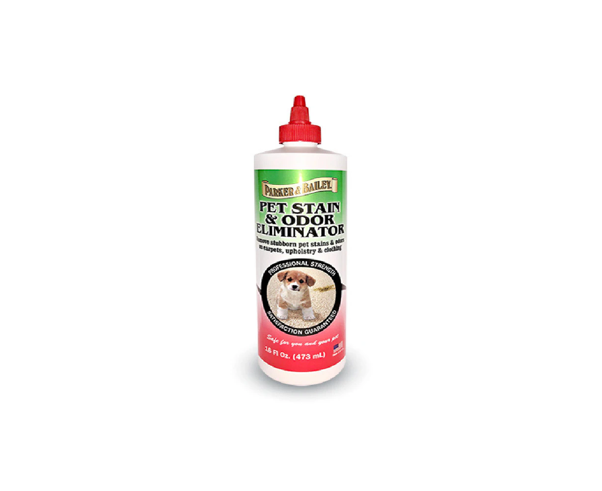 Parker & Bailey 473ml Pet Stain/Odour Eliminator For Upholstery/Clothing/Carpet