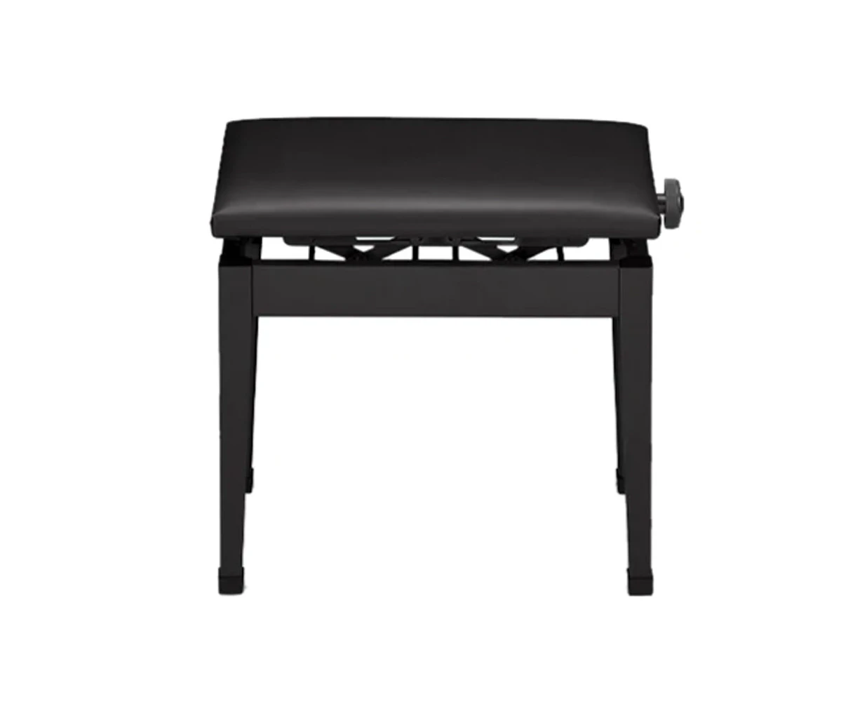 Casio Piano Bench Deluxe Padded w/ Metal Frame & Adjustable Height - Black