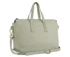 Pierre Cardin Italian Leather Stud Detailed Women's/Ladies Tote Handbag Mint