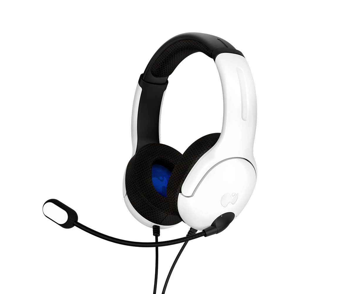 PDP Gaming PS Airlite Wired Lightweight Headset For Playstation 5/4 Console WHT