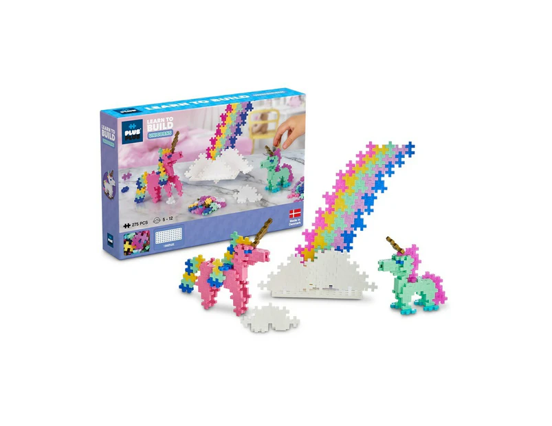 Plus-Plus Learn to Build Unicorns Build/Create Puzzle Kids Creative Fun Toy 5y+