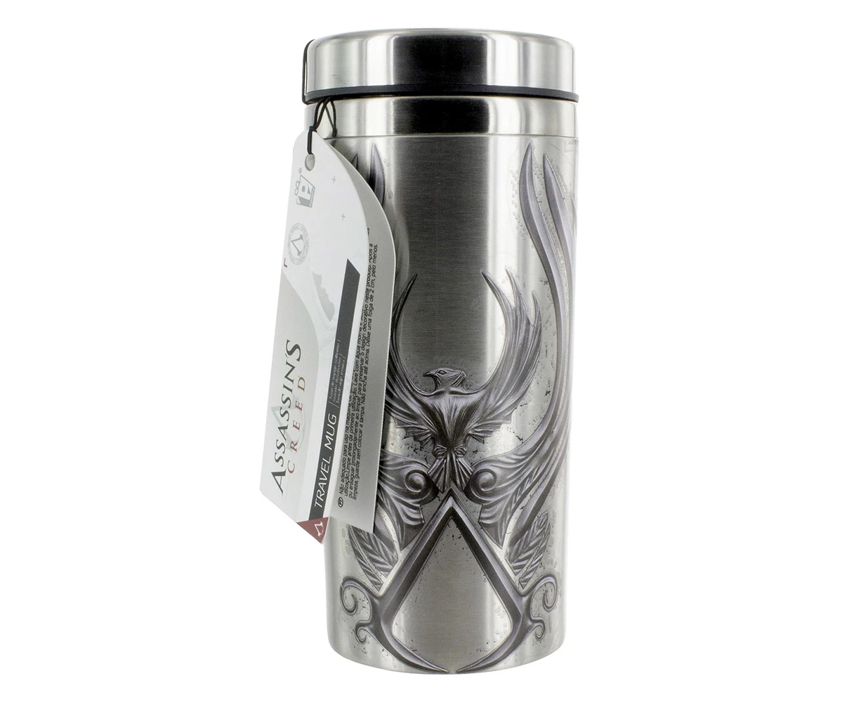 Paladone 450ml Assassins Creed Travel Mug Kids/Adult Water Drinking Cup Assorted