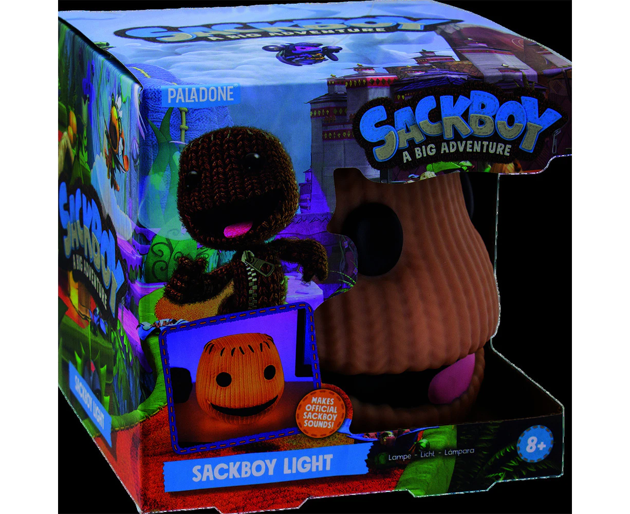 Paladone 12.6cm Little Big Planet Sackboy Light Kids Bedside Table Lamp w/ Sound