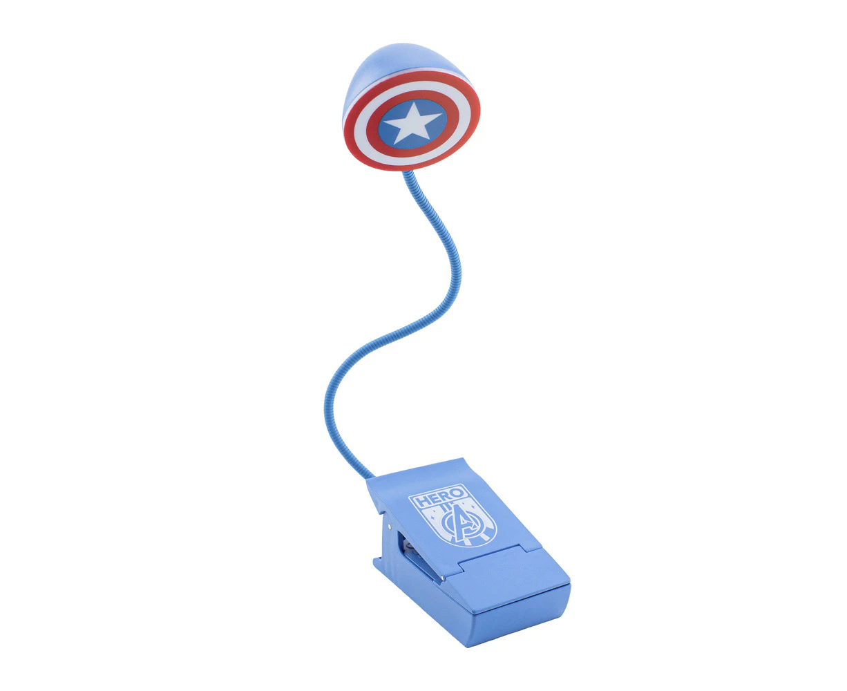 Paladone 31cm Captain America Hero Book Light Kids/Children Reading Night Lamp