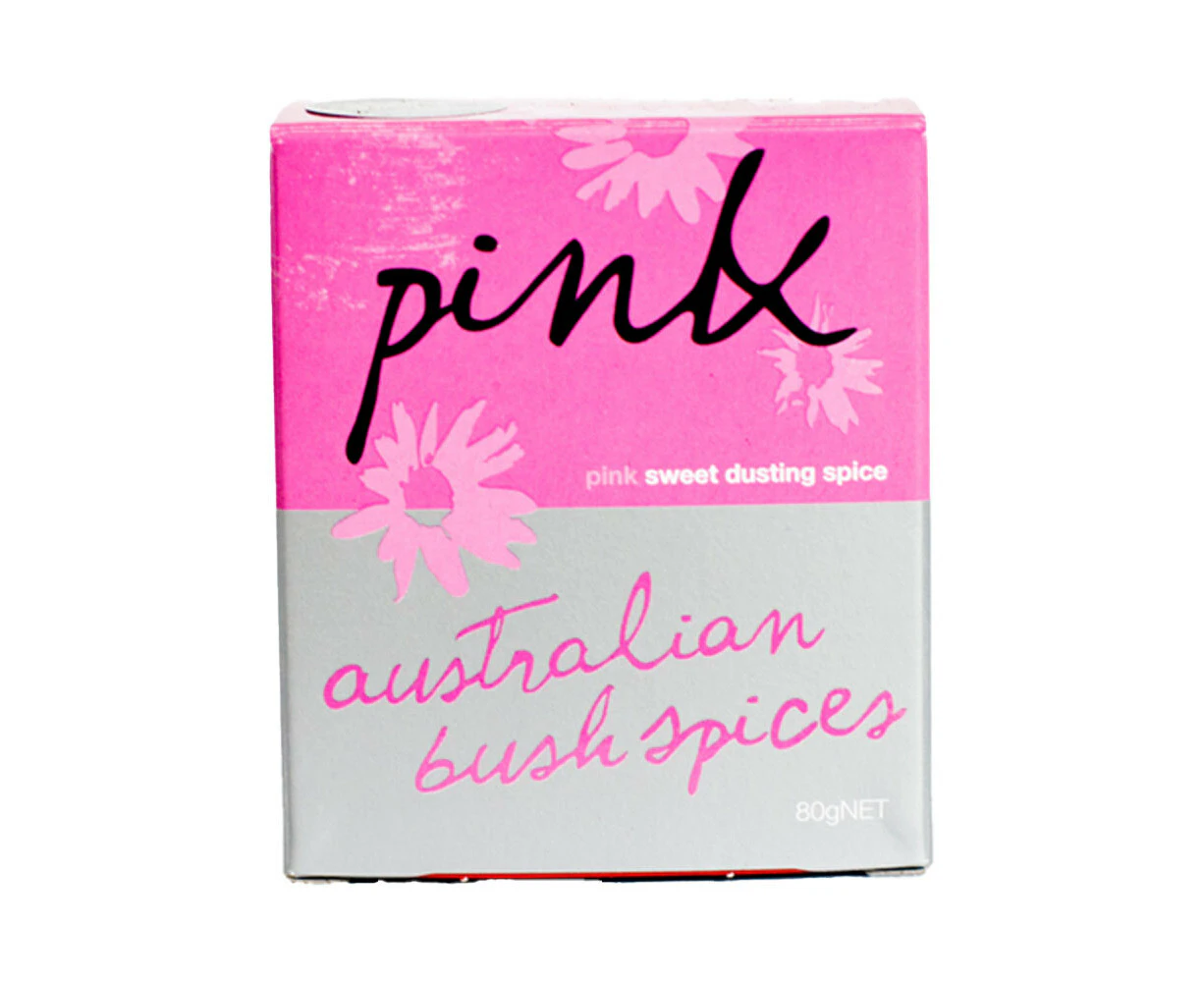 Australian Bush Spices Pink Sweet Dusting Dessert Pancake Topping Blend 80g