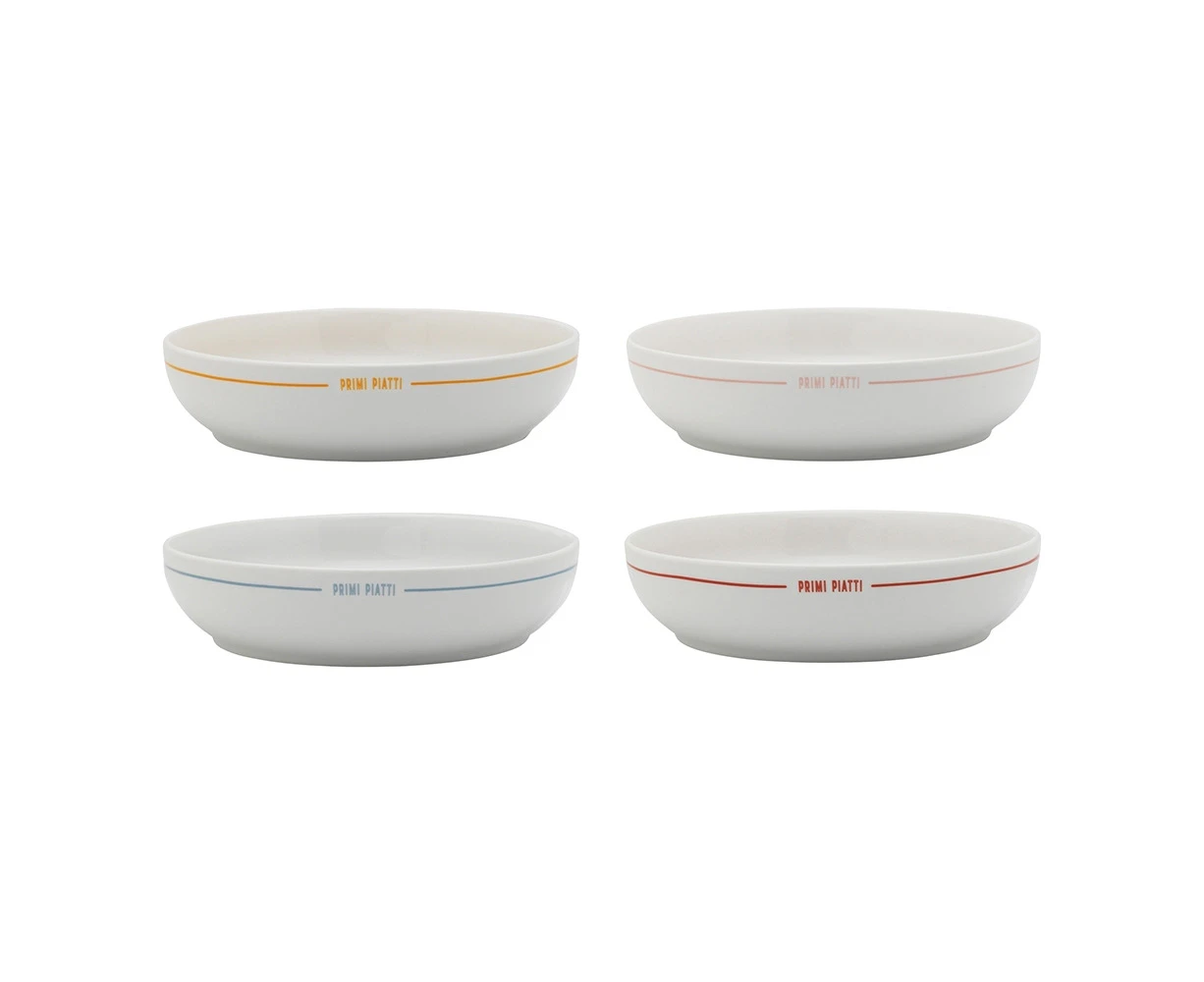 4pc Porto Osteria Porcelain 21cm Dinner Bowls Kitchen Food Serving Dish Assort