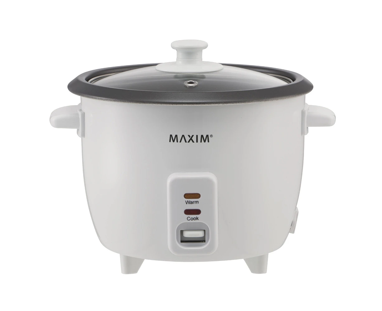 Maxim Kitchenpro Home Kitchen Cooking Non Stick 1L/5 Cup Rice Cooker/Warmer