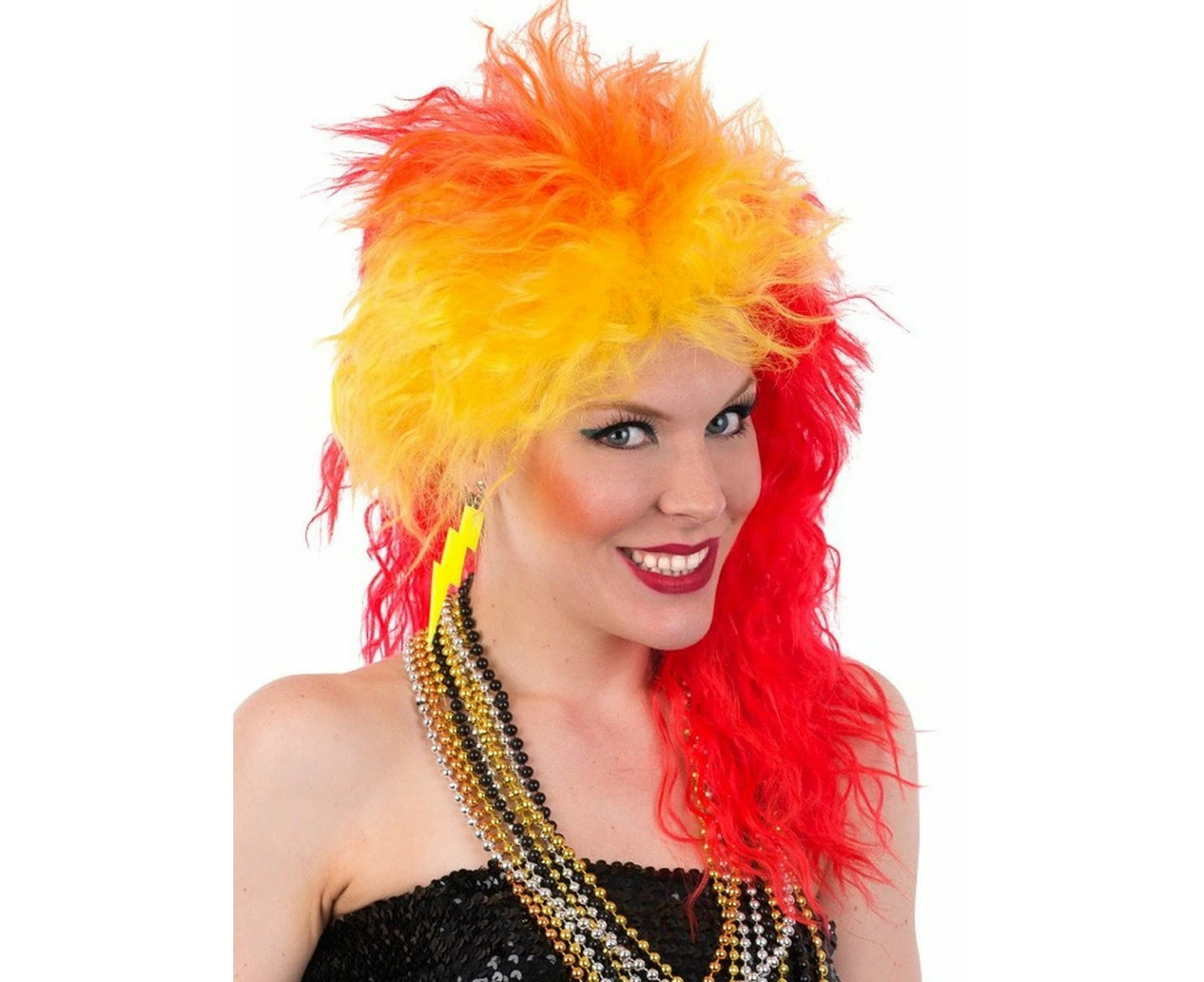 Cyndi 80s Crimp Costume Wig