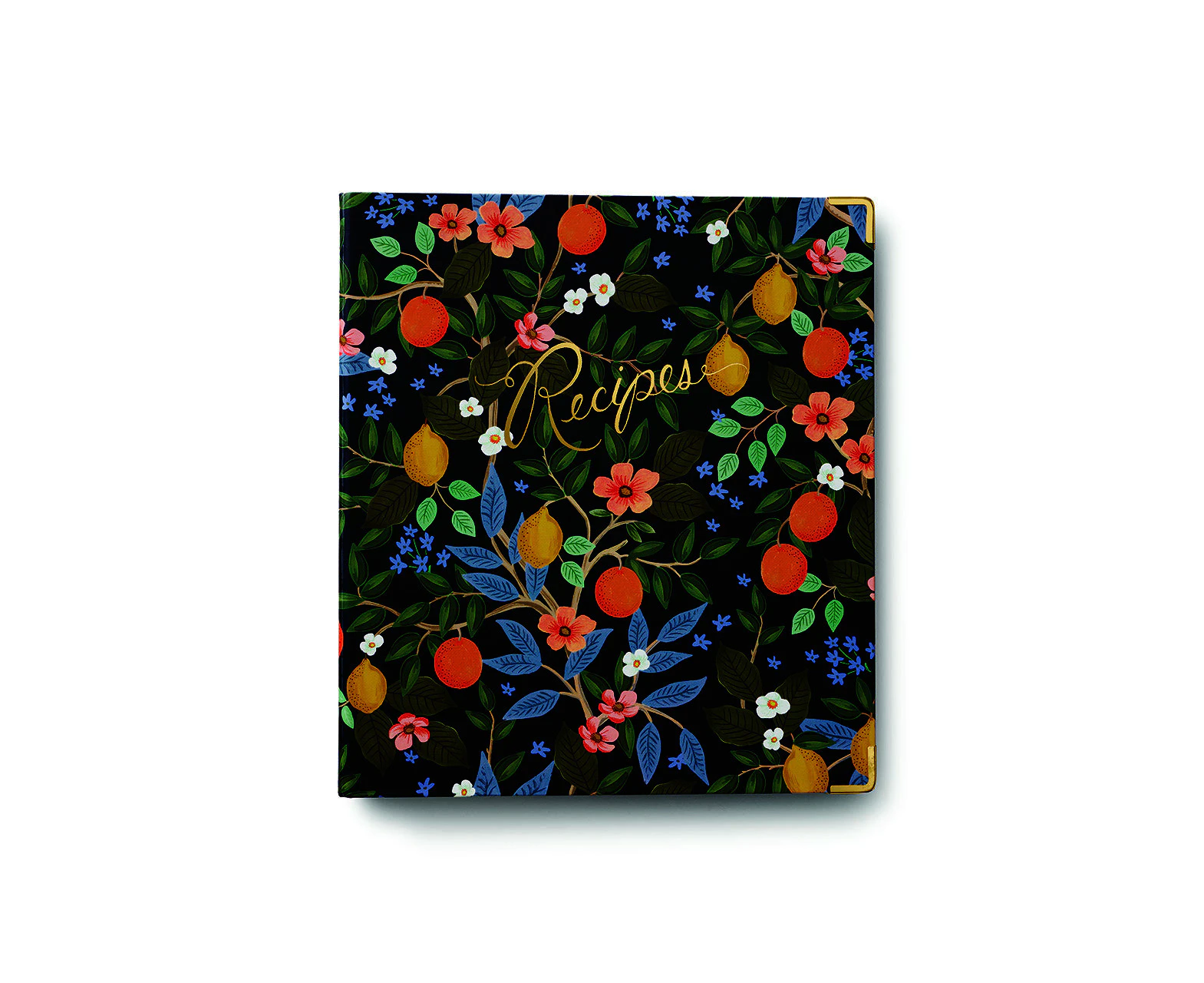 Rifle Paper Co 29x24cm Three-Ring Double-Sided Folder Recipe Binder Citrus Grove