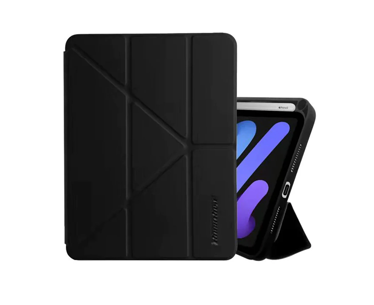 RockRose Defensor II Tri-Fold Case Origami Folio for 2021 iPad mini 6 8.3″ BLK