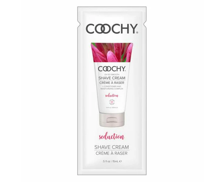 Introducing The Sensual Seduction Foil 15ml Honeysuckle Shave Cream By Coochy