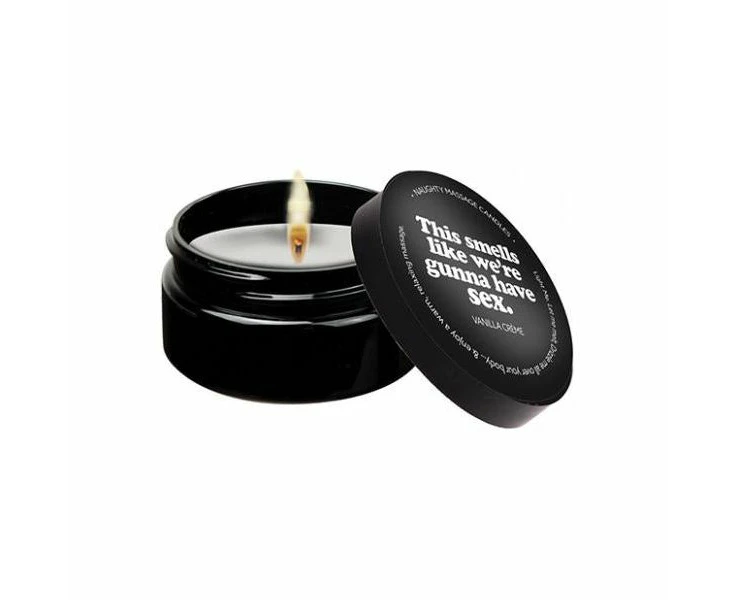 Kama Sutra Massage Candle Sensual Vanilla Creme | Intimate Moments Collection | Model: 2oz | For Couples | Aromatherapy Candle For Erotic Massage | Wa