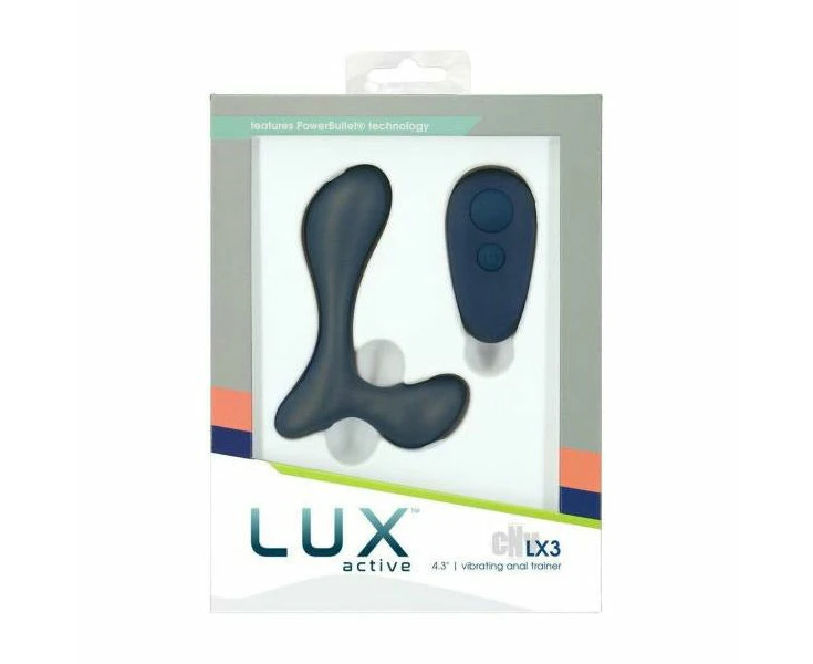 Lux Active Lx3 Silicone Remote Controlled Anal Pleasure Stimulator For Men And Women Red