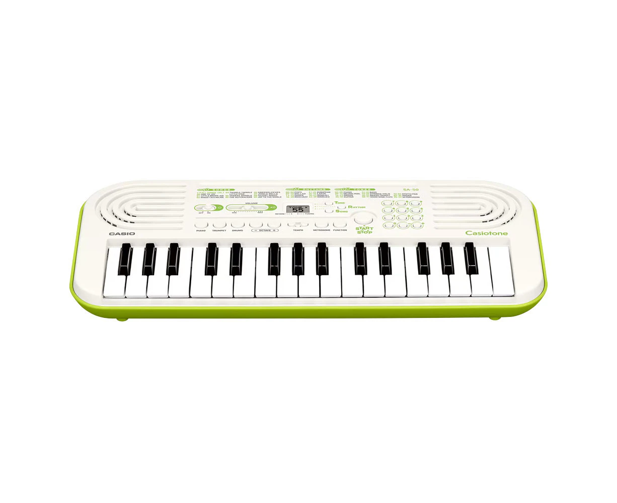 Casio SA-50 Casiotone 32 Key Mini Kids/Childrens Musical Electric Keyboard White