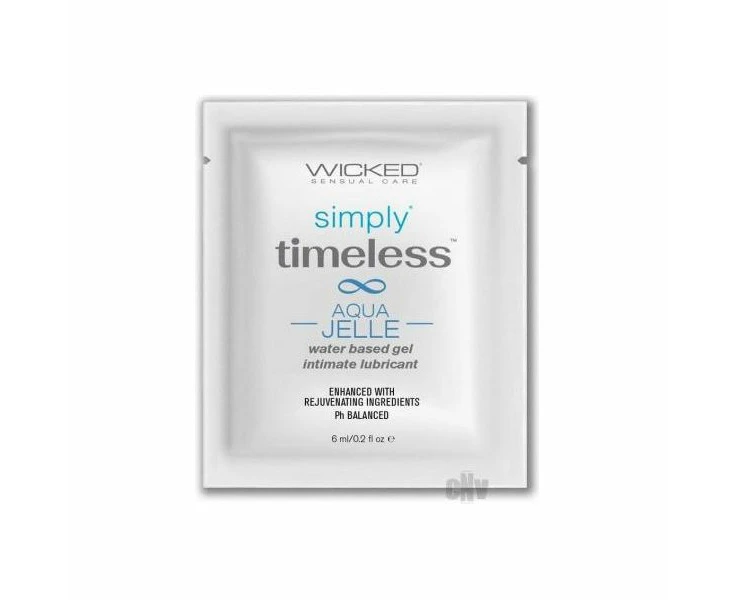 Introducing The Wicked Simply Timeless Aqua Jelle Pack: Elite Aqua Jelle Lubricant For Enhanced Pleasure Model St 2100 Unisex Intimate Moisturiser For