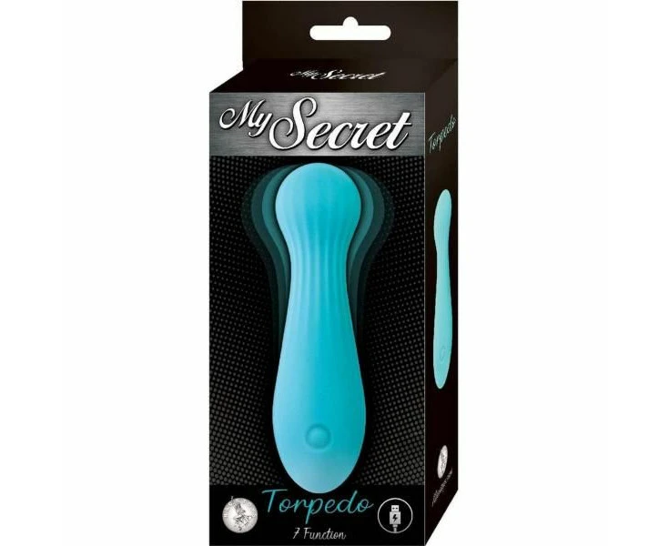 Introducing The Secret Pleasure Aqua Soft Textured Rechargeable Silicone Bullet Vibrator Model St 2000 For All Genders Intimate Stimulation Deep Blue