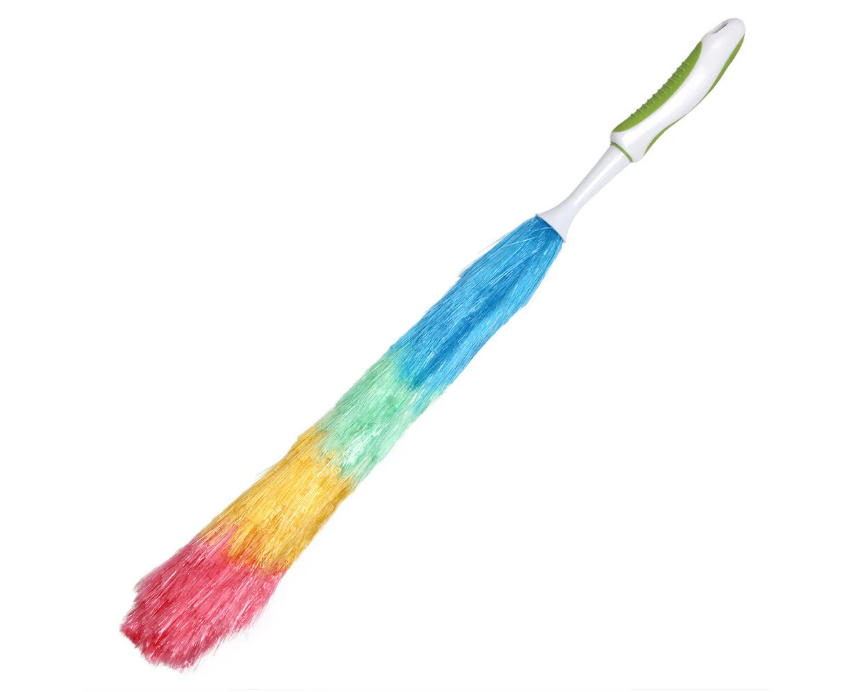 Sabco 59cm Soft Grip Rainbow Duster Kitchen Cleaner Dust Cleaning Handheld Brush