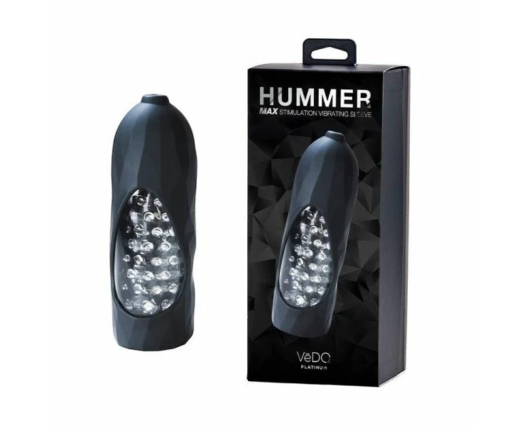 Vedo Hummer 2.0 Rechargeable Vibrating Sleeve Black Pearl: The Ultimate Pleasure Enhancer For Men