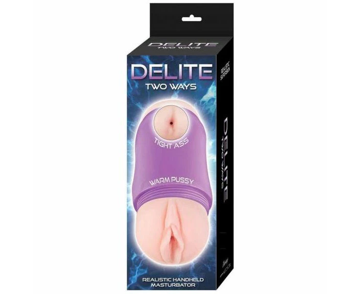 Delite Two Ways Vagina Ass Vanilla