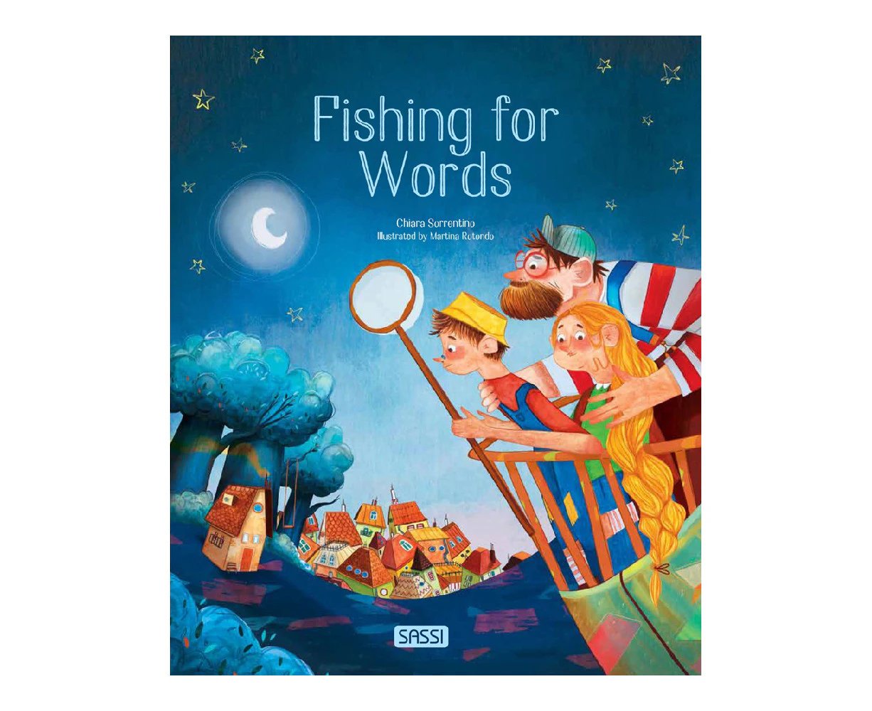 Sassi Story Telling Book Kids/Children Fun Learning/Reading Fishing for Words 5+