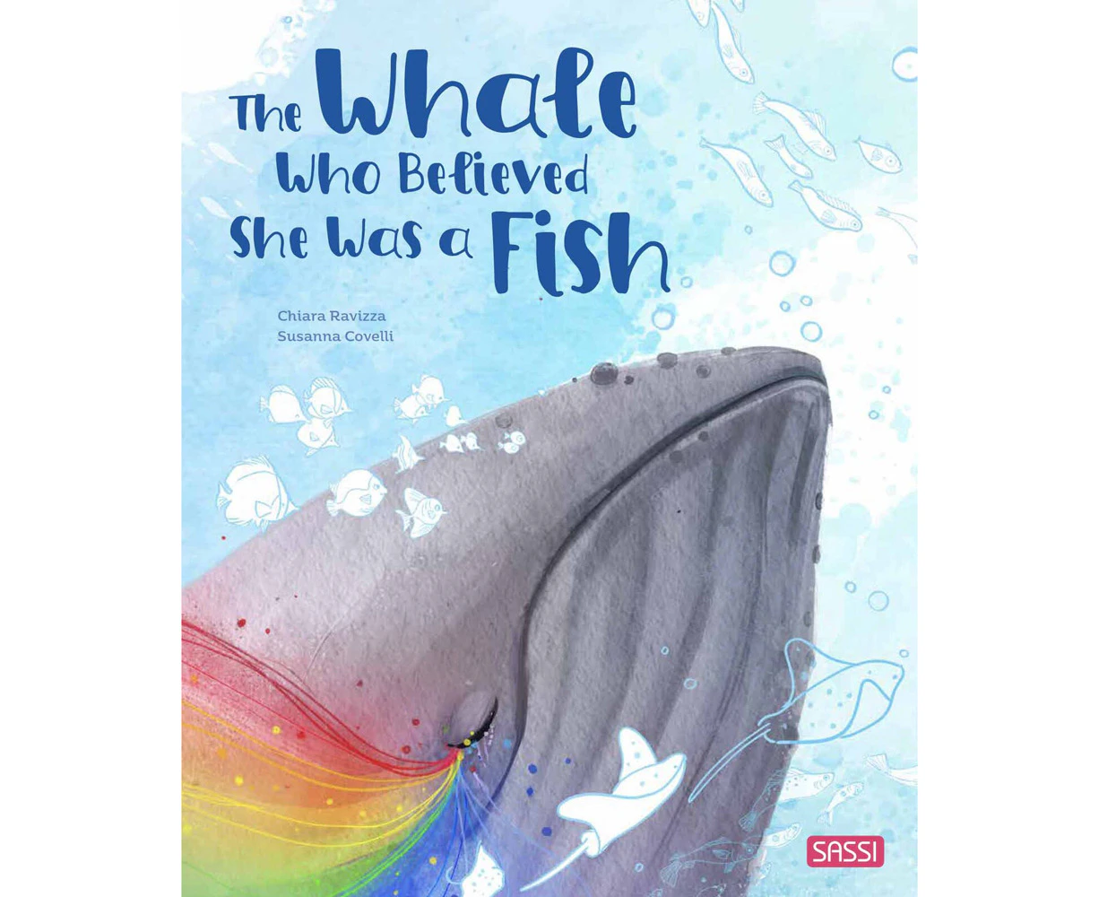 Sassi Story Book Kids/Children Reading The Whale Who Believed She Was a Fish 5y+