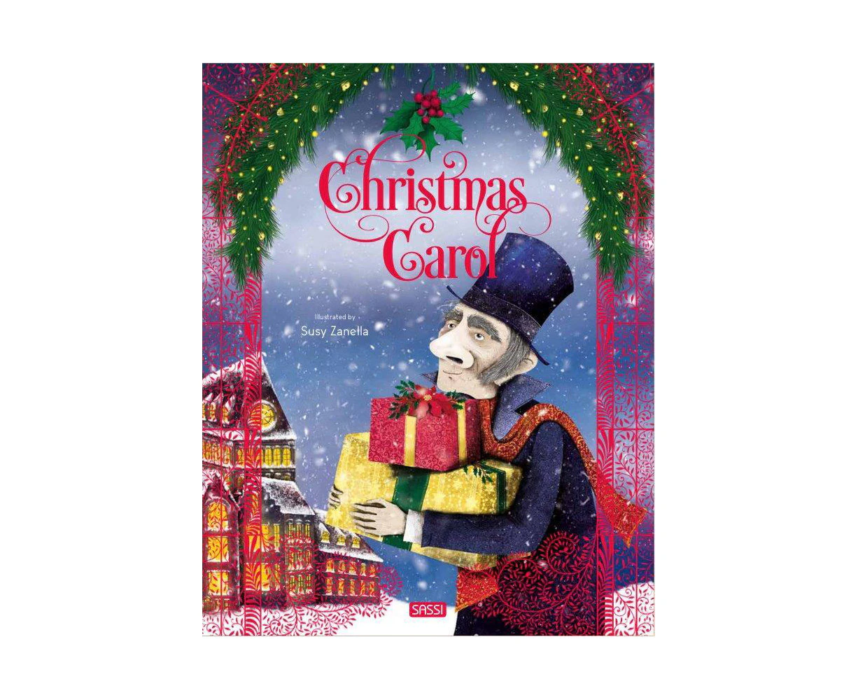 Sassi Story Telling Book Kids/Children Fun Learning/Reading A Christmas Carol 7+