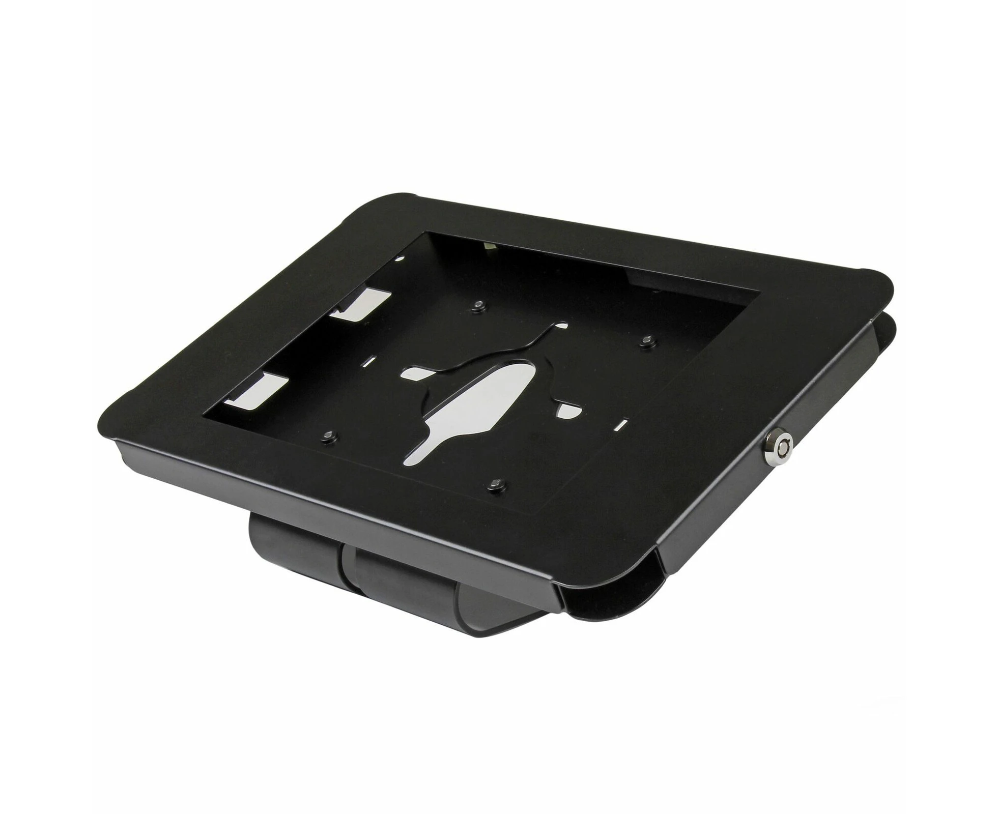 Star Tech Lockable Tablet Desk/Table/Wall Steel Mount TAA for iPad/9.7in Display