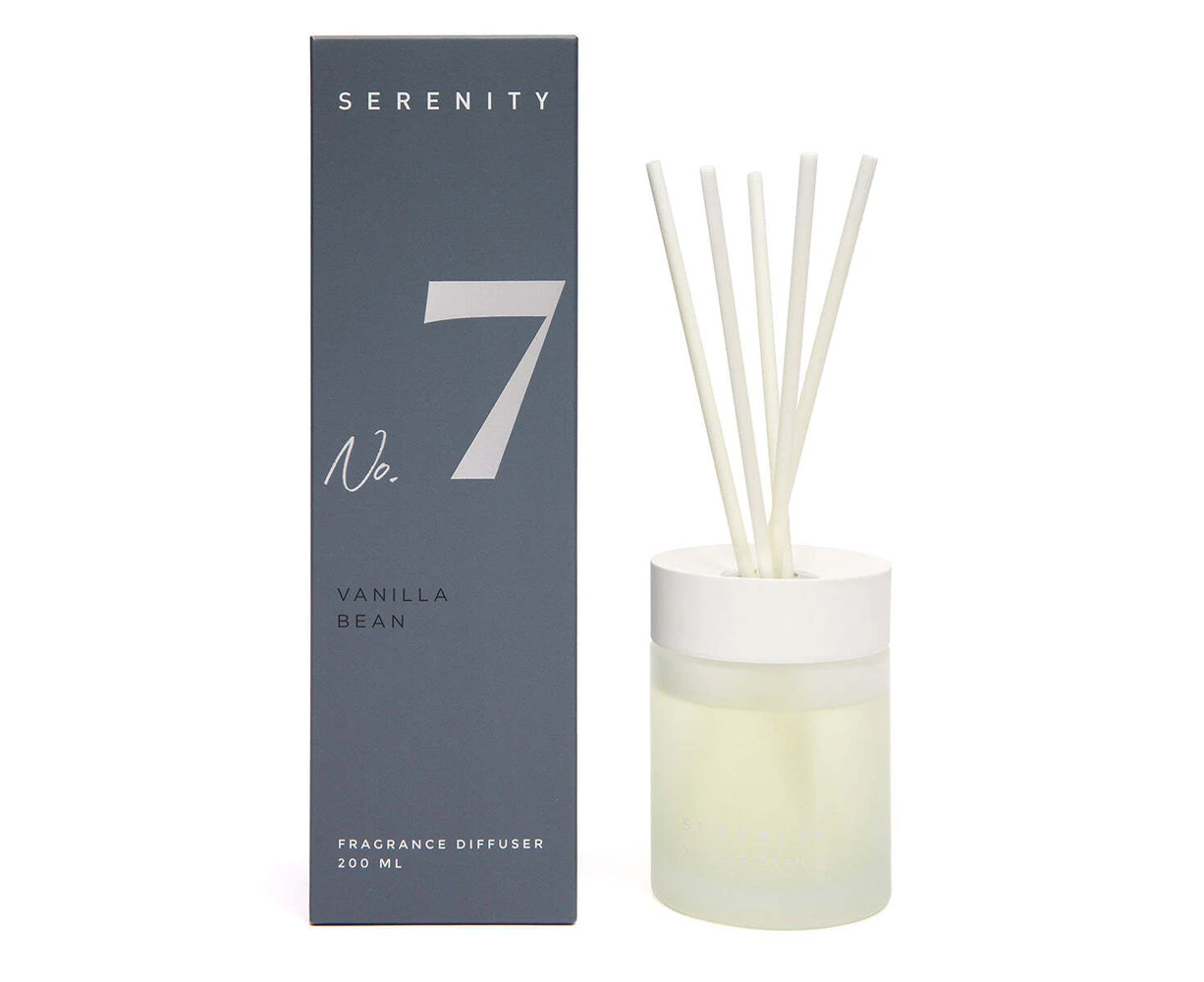 Serenity Numbered Core 200ml Reed Diffuser Scented Home Fragrance Vanilla Bean