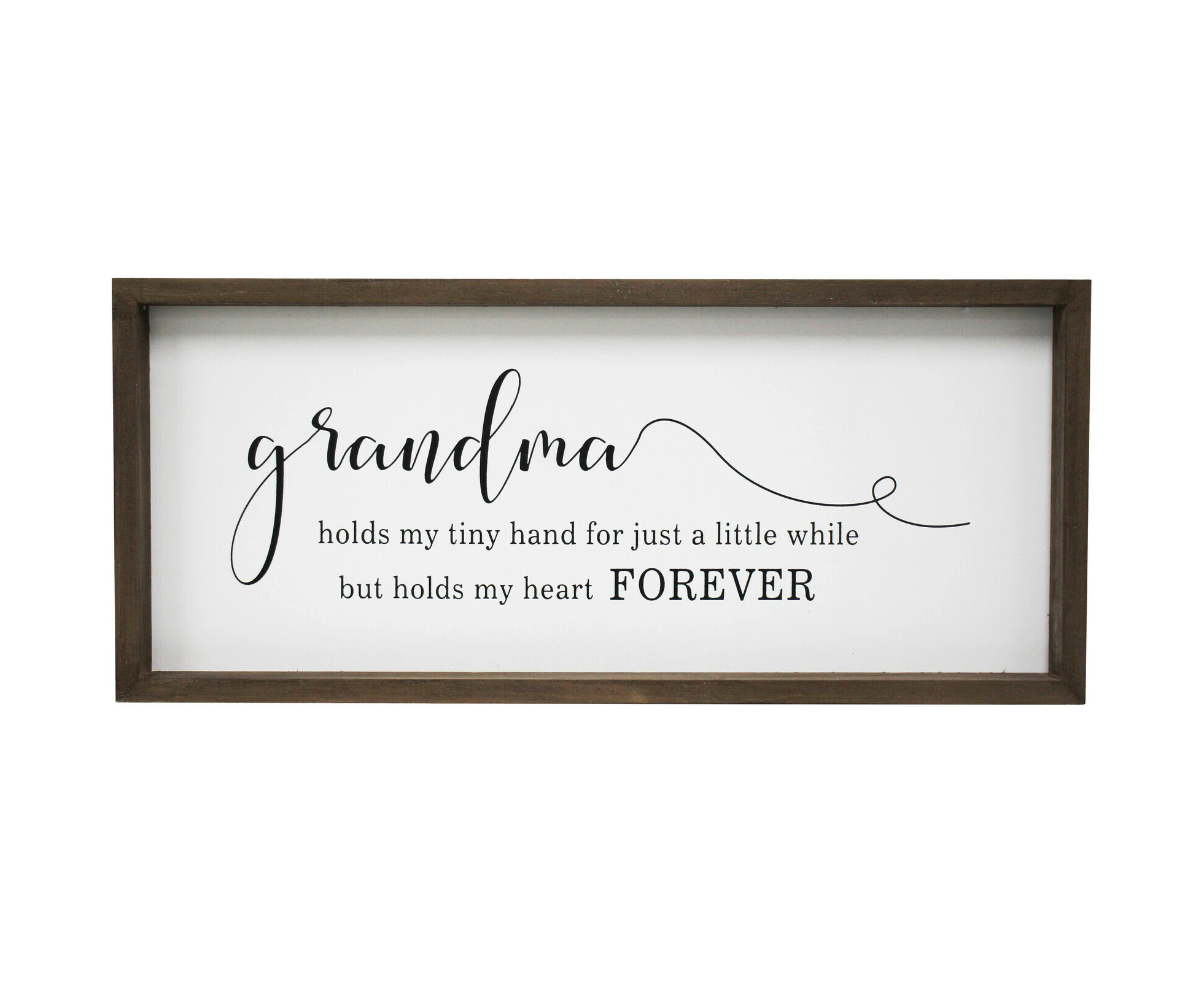 Rectangle MDF 48x21cm Sign Message Wall Hanging Home Room Decor Grandma Forever