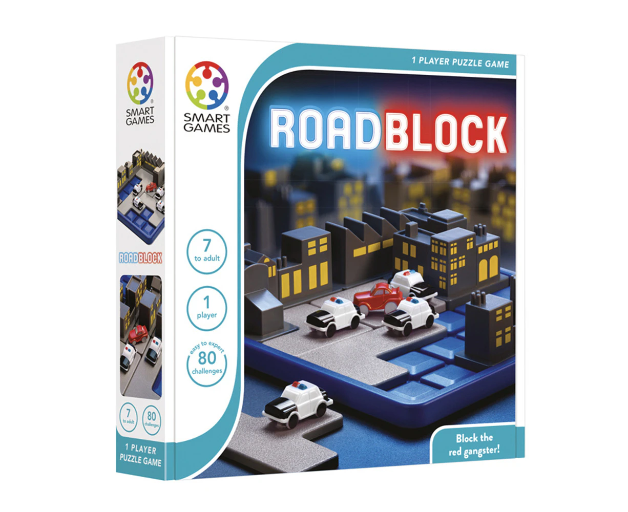 Smart Games Road Block Children's/Kid's Single Player Puzzle Logic Game 7y+