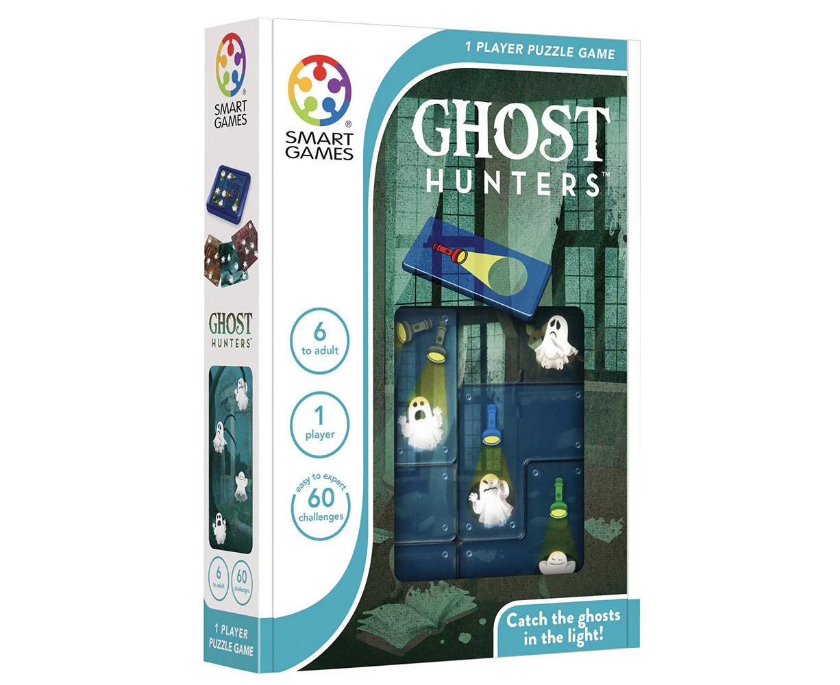 Smart Games Ghost Hunters Children's/Kid's Single Player Puzzle Grid Game 6y+