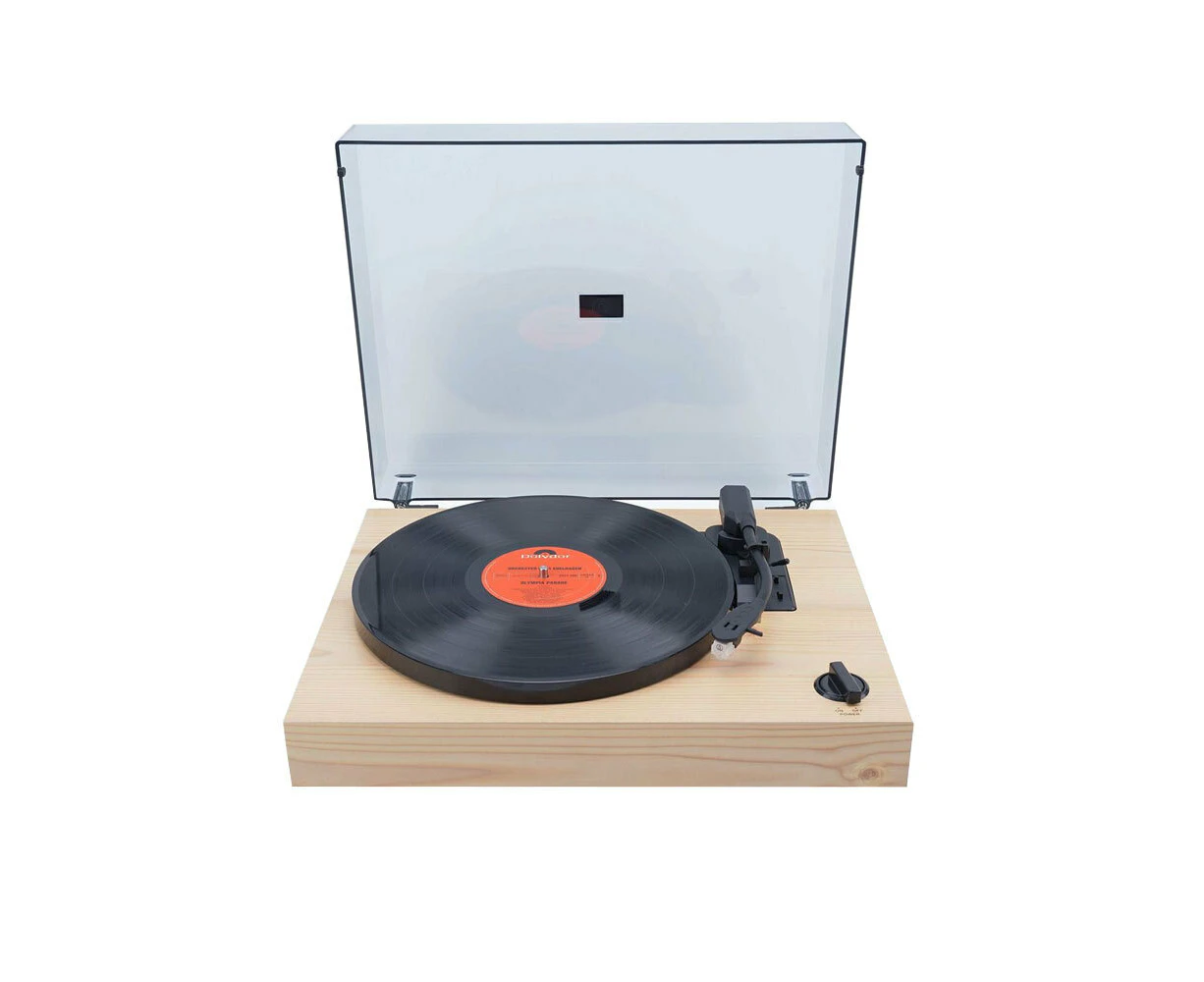 Silcron Encore Vinyl/Record Player Turntable with PC Encoding 33/45RPM- Pine