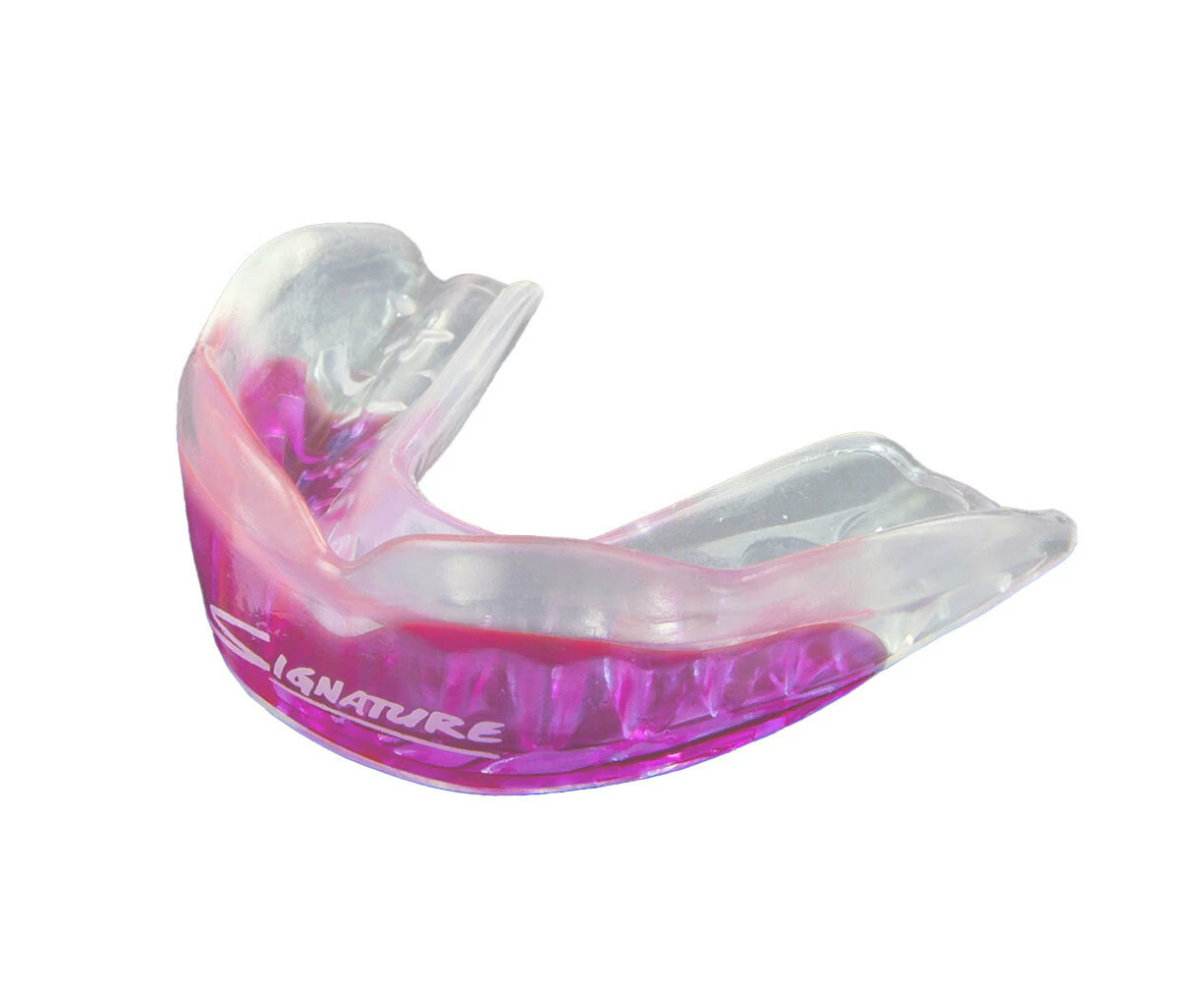 Signature Sports Premium Type 3 VIPA Mouthguard Teeth Shield Teen Pink