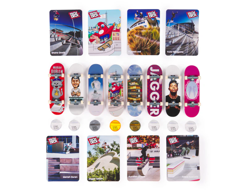 8PK Spin Master Tech Deck 96mm Olympic Board/Fingerboard Skate Kids Toy 6+