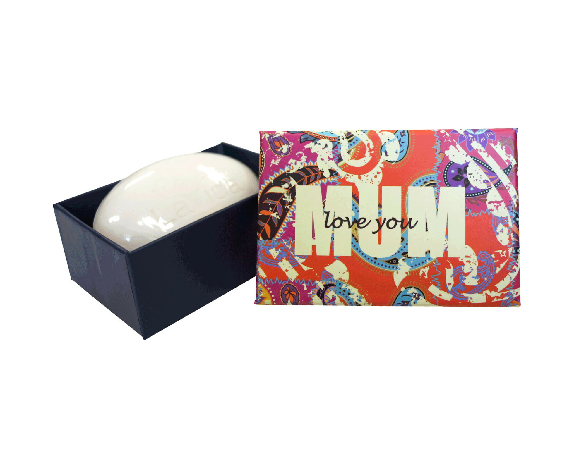 Mum Scented 80g Bath Bar Soap w/Box Hand/Body Fragrance Shower Skin Care Paisley