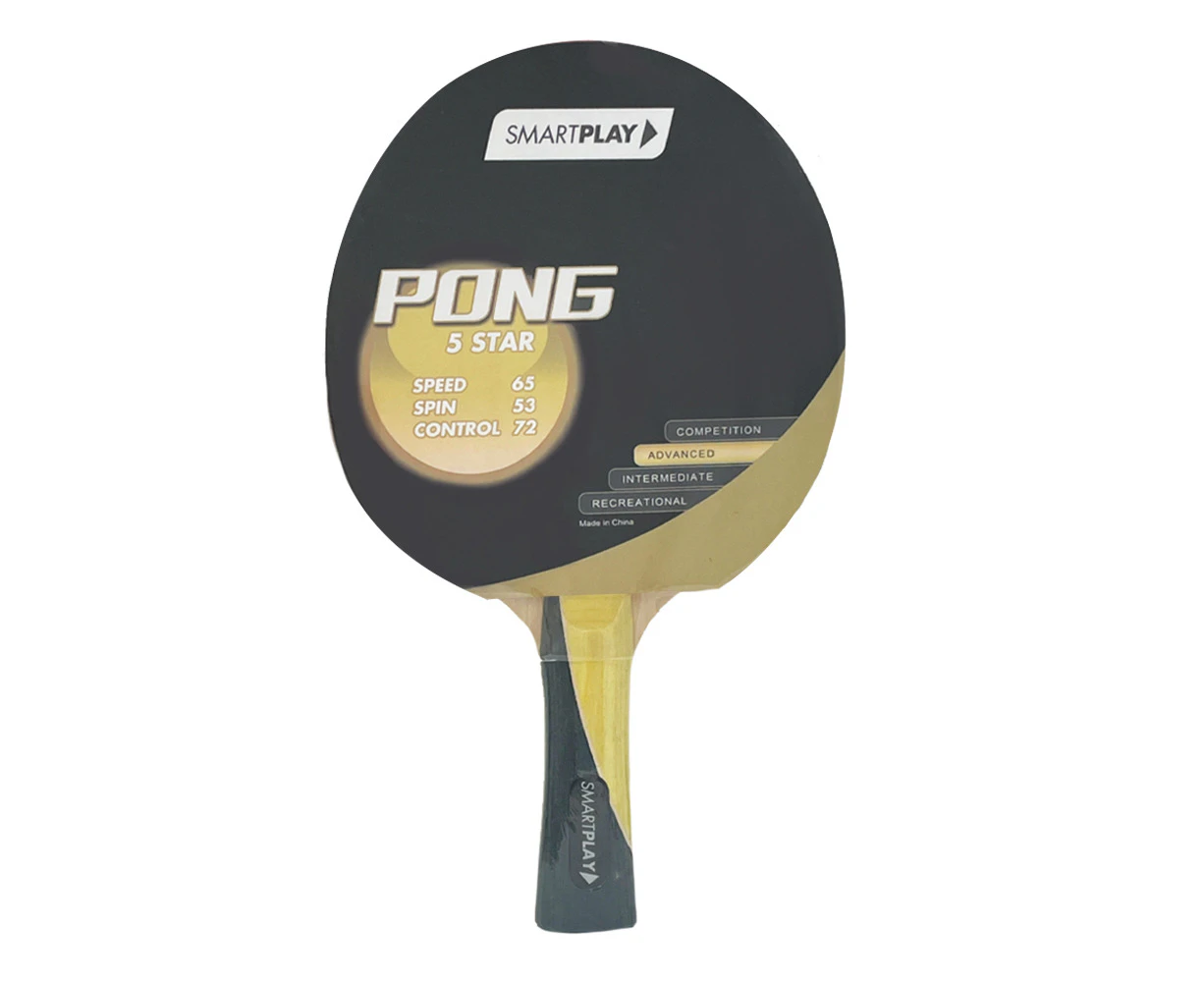 Smartplay 5-Star Advanced Table Tennis Bat/Ping Pong Paddle Sport Game Racket