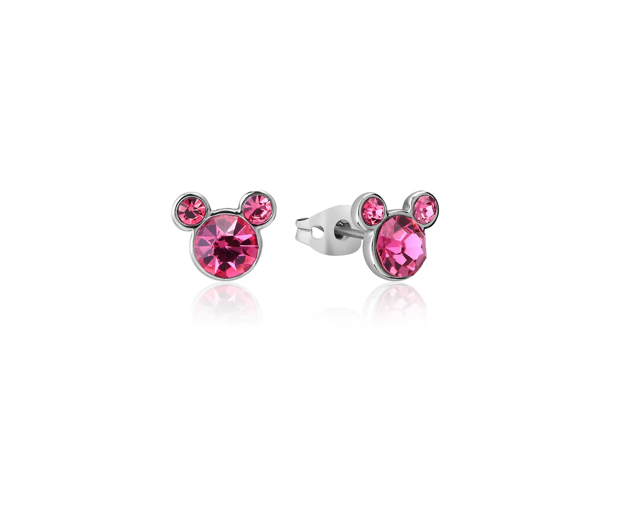 Couture Kingdom Disney Mickey Mouse Birthstone SS 12mm Stud Earrings October