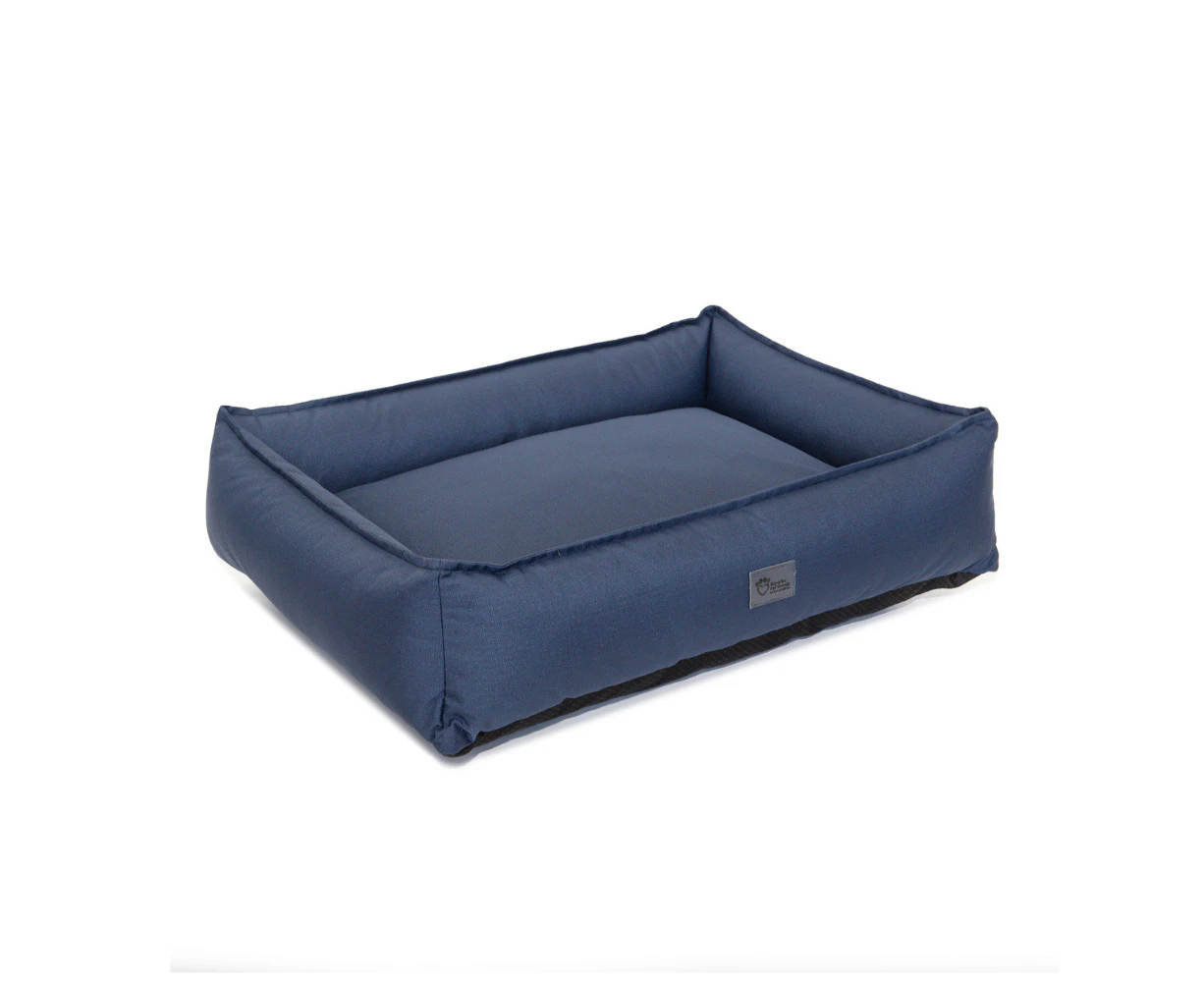 Superior Pet Goods Ortho Ripstop Dog Lounger/Bed Bondi Blue Mini 67x44x23cm