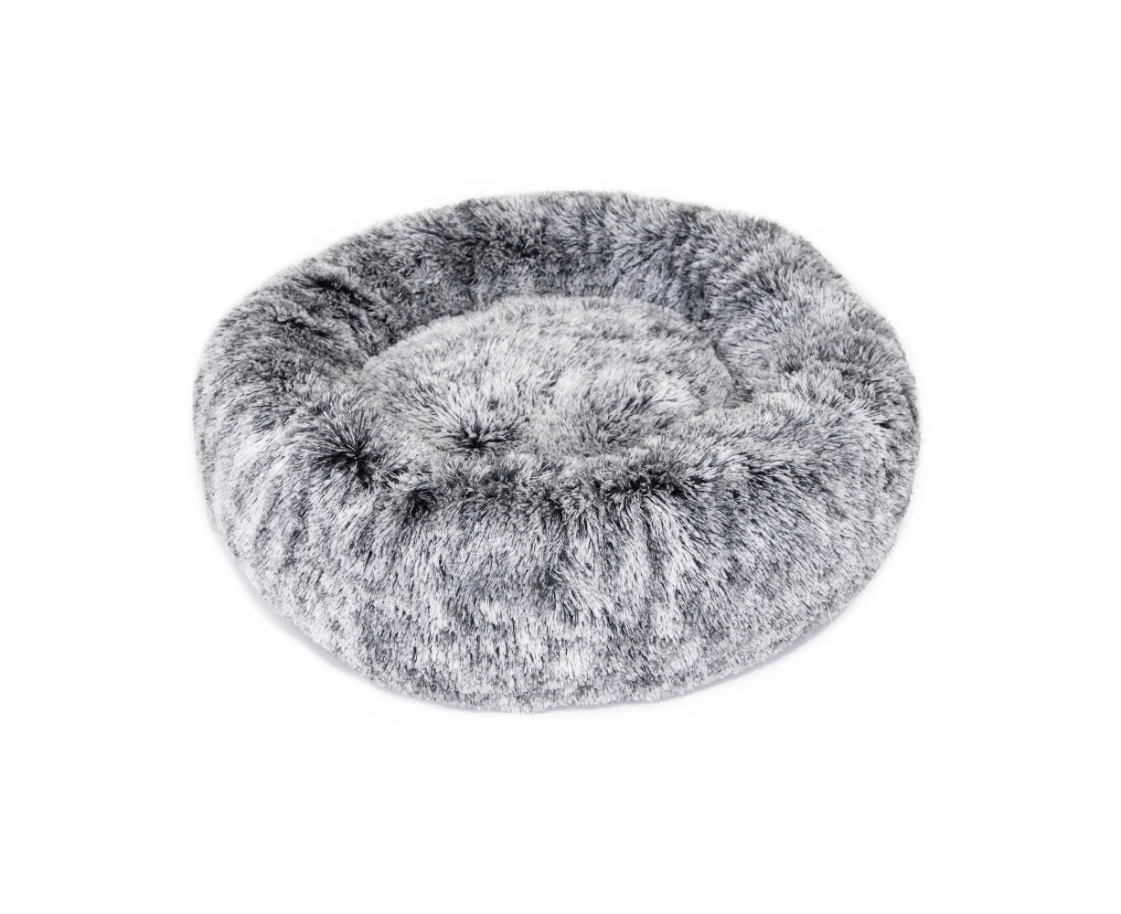 Superior Pet Plus Curl Up Cloud Calming Pet/Dog/Cat Bed Dove Grey Small 40cm