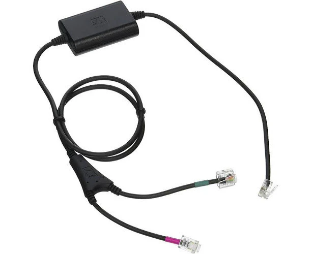 Sennheiser Adapter Cable Adaptor f/ Electronic Hook Switch Grandstream/Avaya BLK