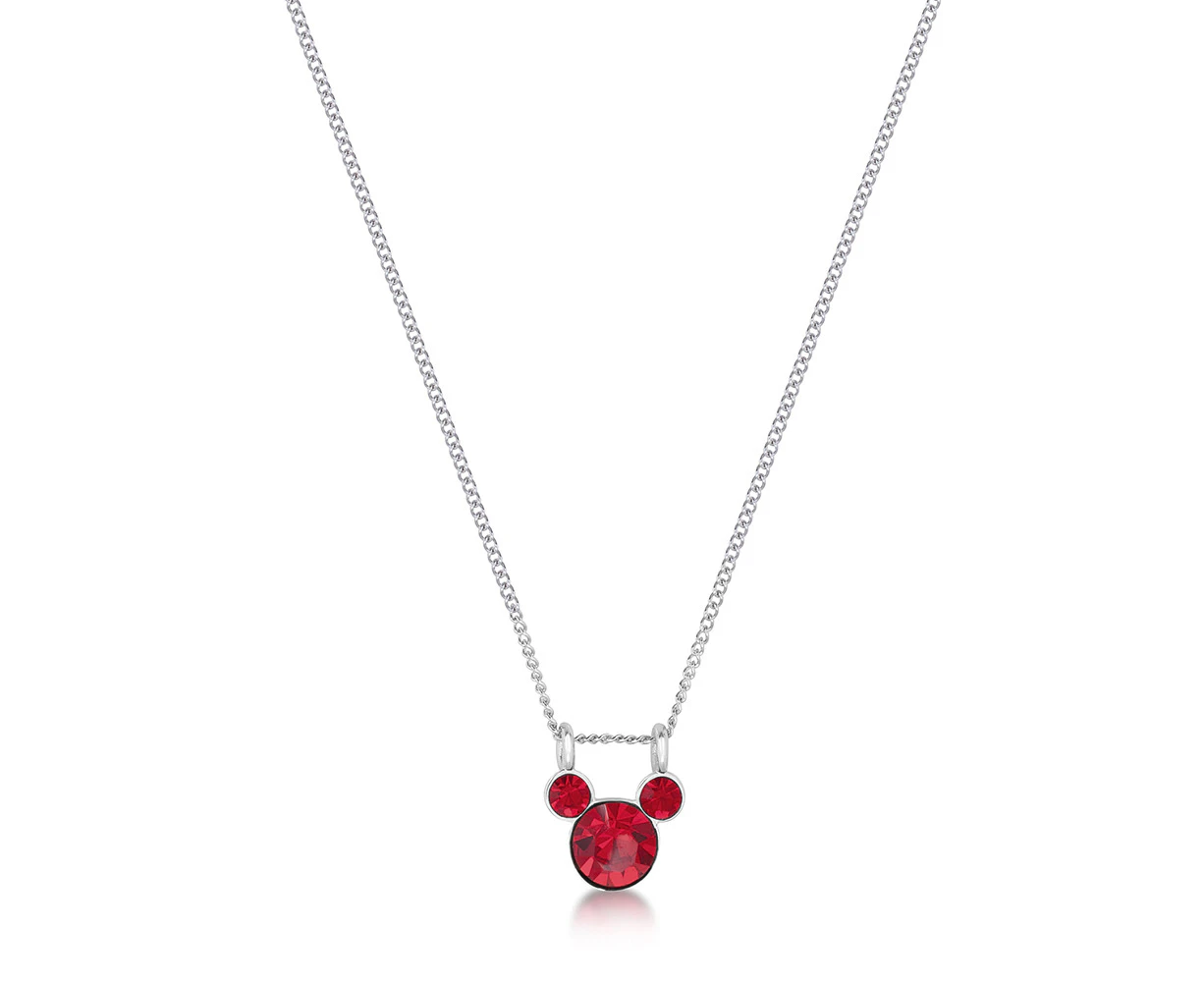 Couture Kingdom Disney Mickey Mouse Birthstone SS 40+7cm Necklace July