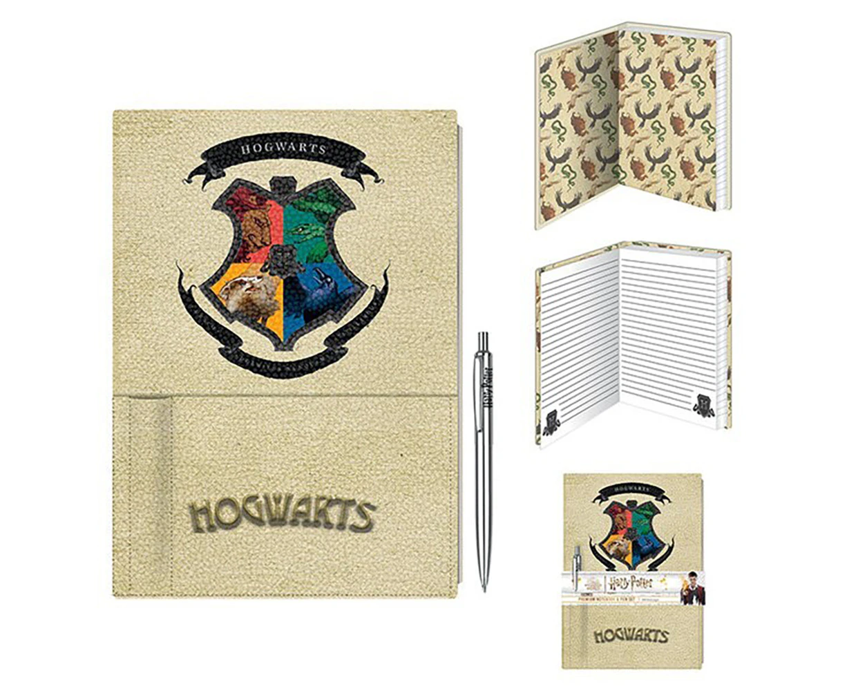 Wizarding World Harry Potter Intricate houses Premium Notebook With Pen Set