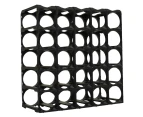 30pc Stakrax Wine Bottle Storage Rack Wall Mounted Organiser/Holder Display BLK