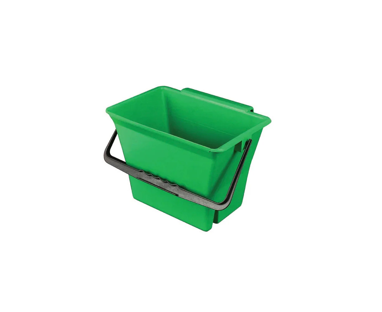 SYR Klingon Mop Storage Bucket w/Carry Handle For LTS Combo Floor Cleaner GRN